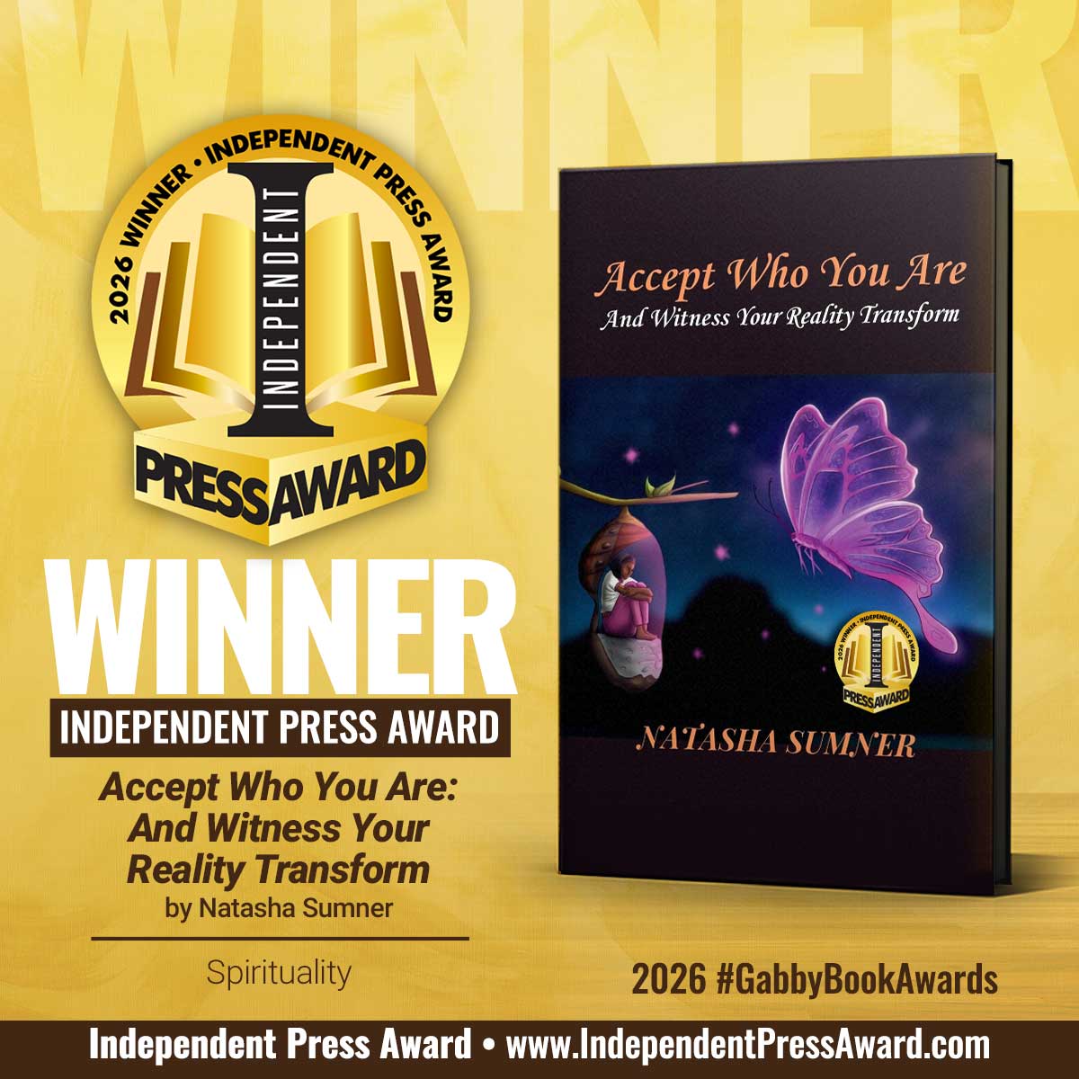 Natasha Sumner Receives International Recognition Through the INDEPENDENT PRESS AWARD®